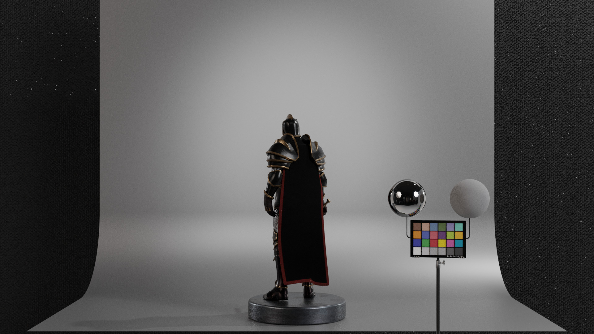 Black Knight Low-poly 3D model_13