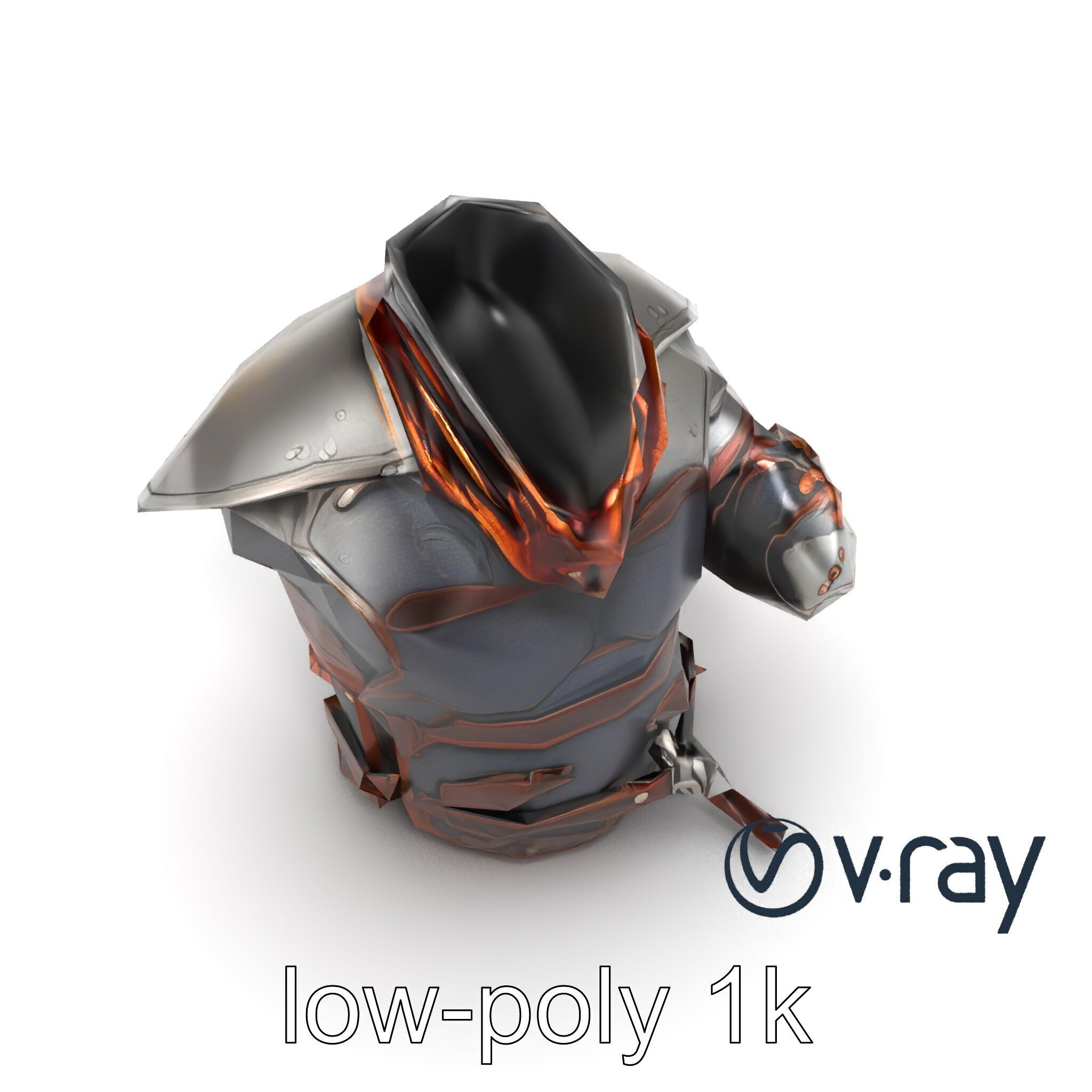 Nomadic Knight Armor Realistic model pack Low-poly 3D model_32
