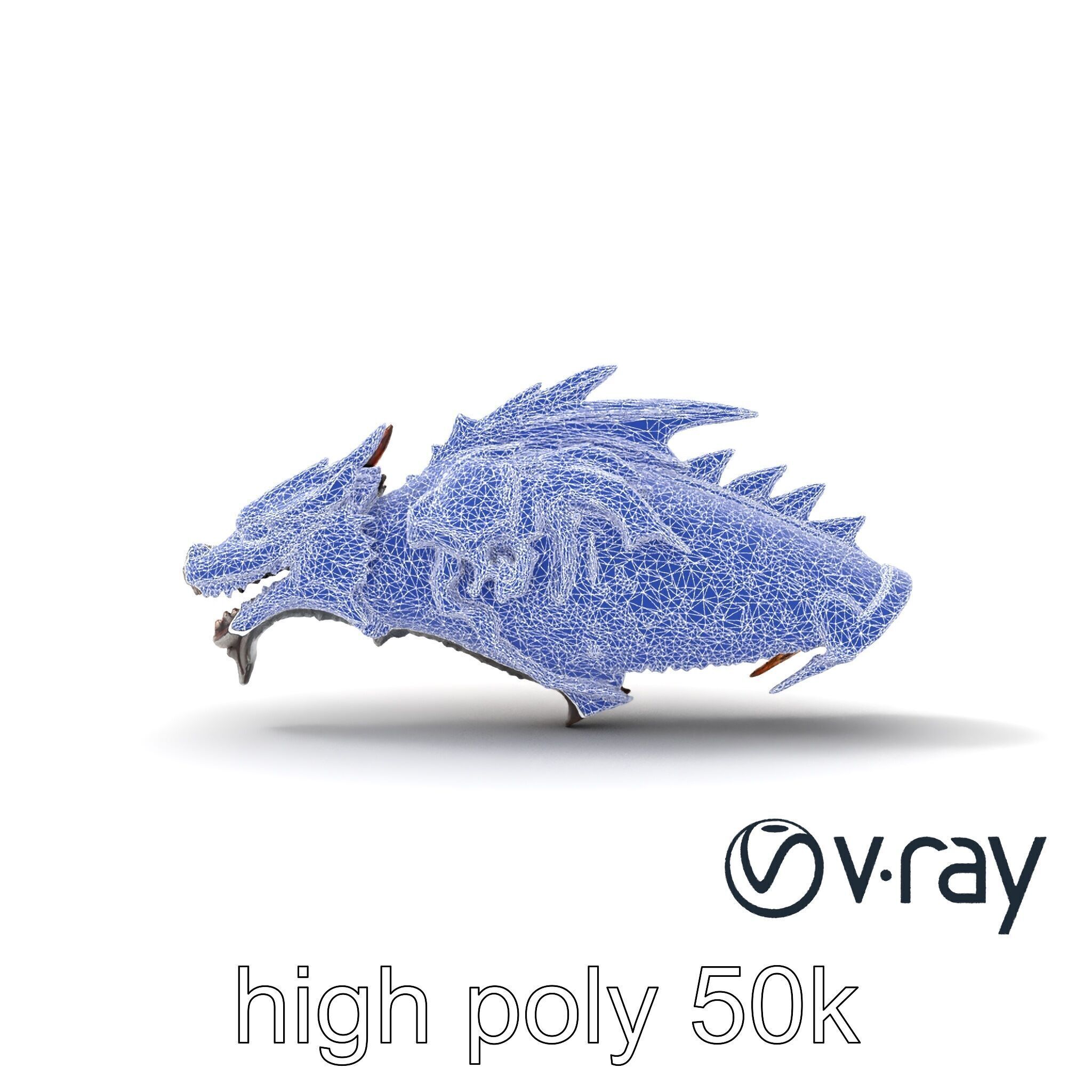 Fantasy Dragon Knight Armor model pack Low-poly 3D model_32