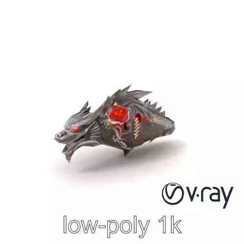 Fantasy Dragon Knight Armor model pack Low-poly 3D model