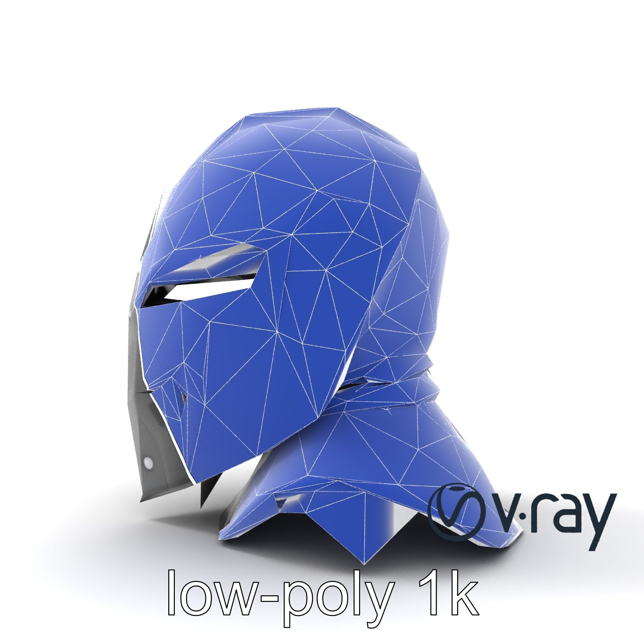 Gothic Knight Armor Matte Steel model pack Low-poly 3D model_30