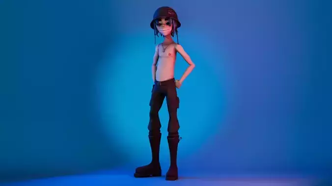 Gorillaz 2D Dirty Harry 