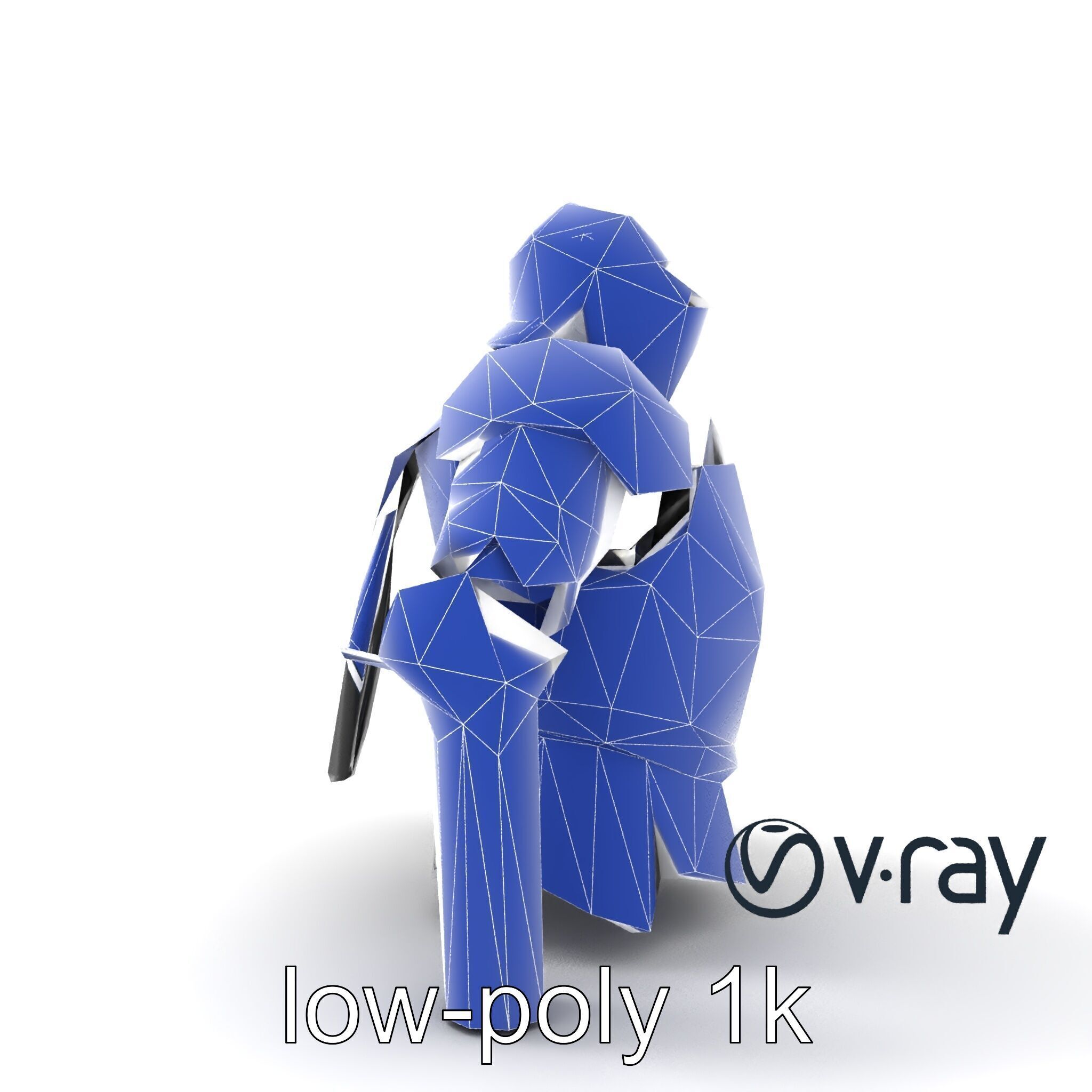 Heroic Exemplar Knight Armor Model Pack Low-poly 3D model_19