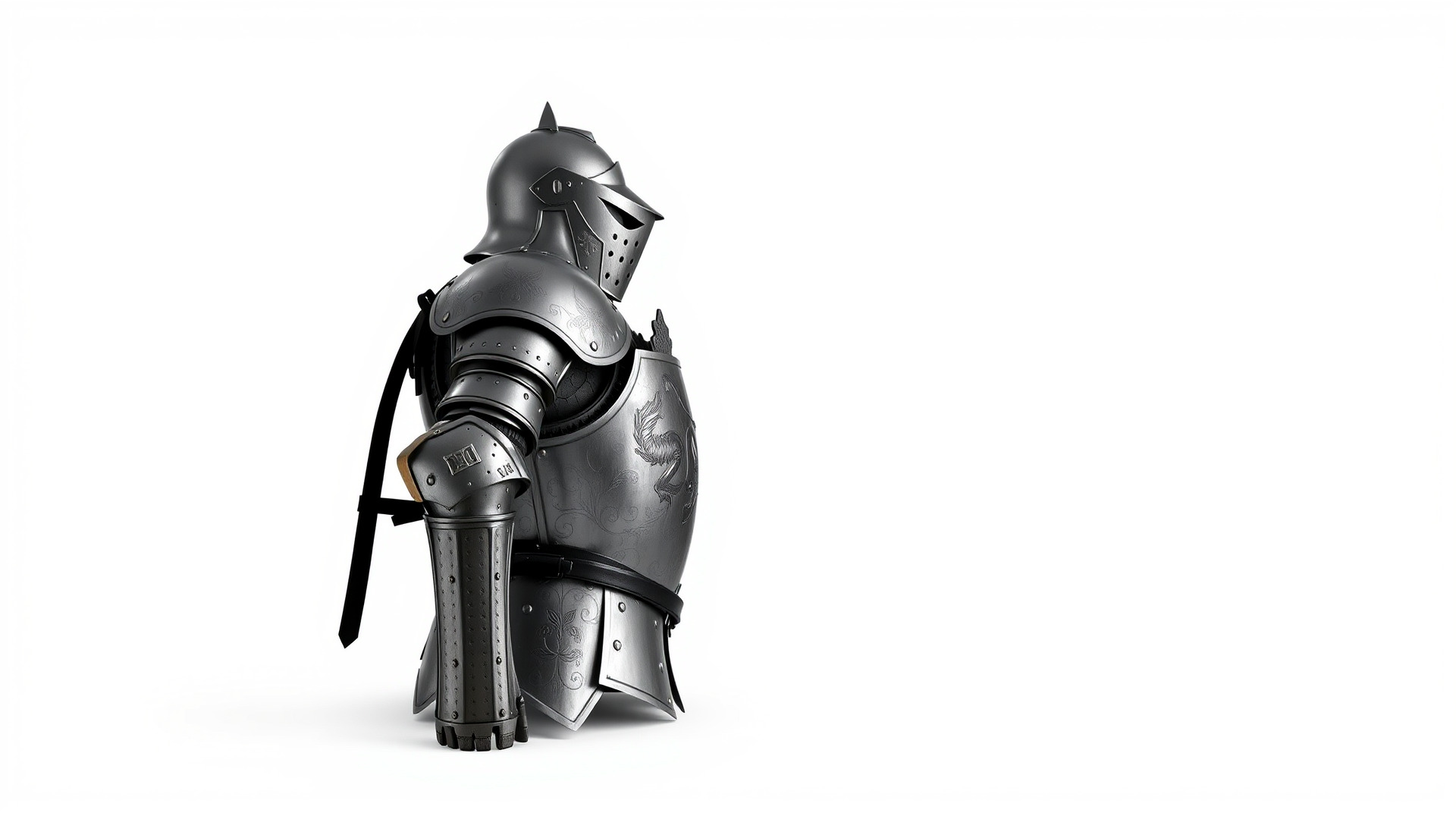 Heroic Exemplar Knight Armor Model Pack Low-poly 3D model_4