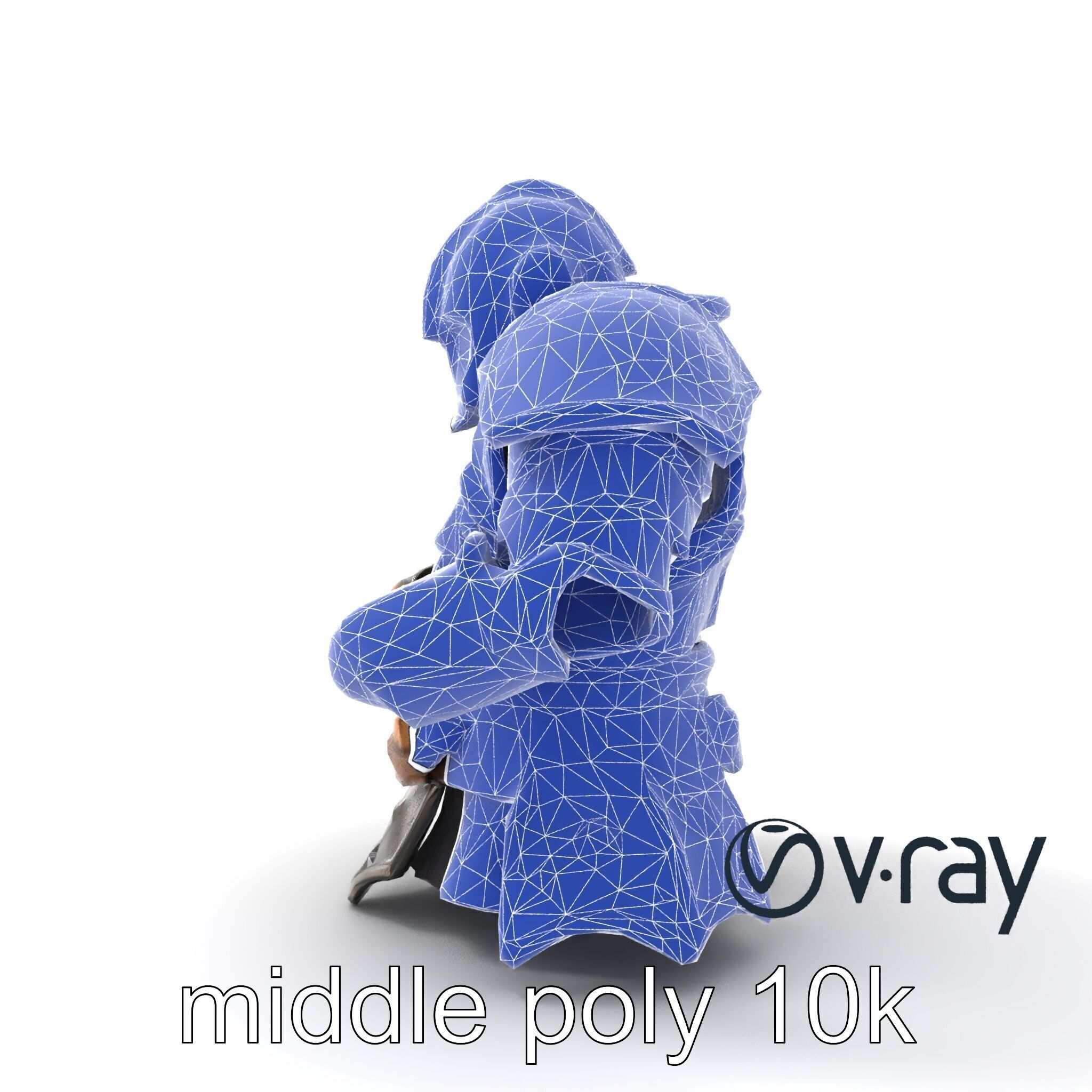 Mystic Rune Knight Armor model pack Low-poly 3D model_23