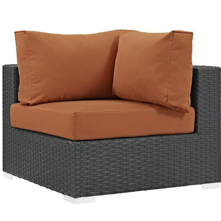 Mucha Corner Patio Chair 3D model_0