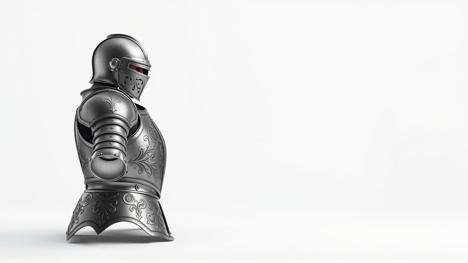 Elven Knight Mithril Armor Set model pack Low-poly 3D model_4