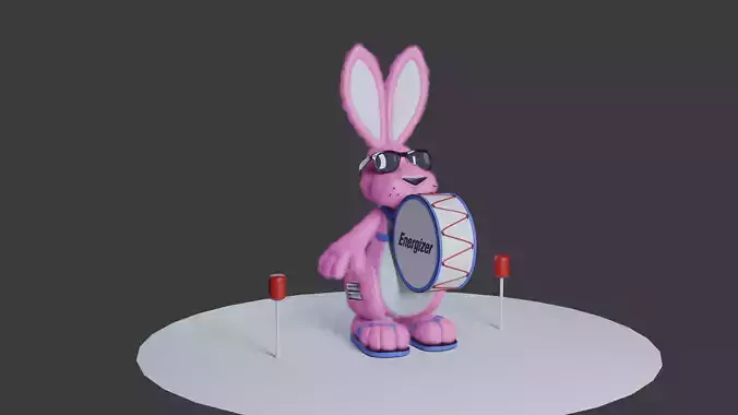Energizer Bunny 3D Model