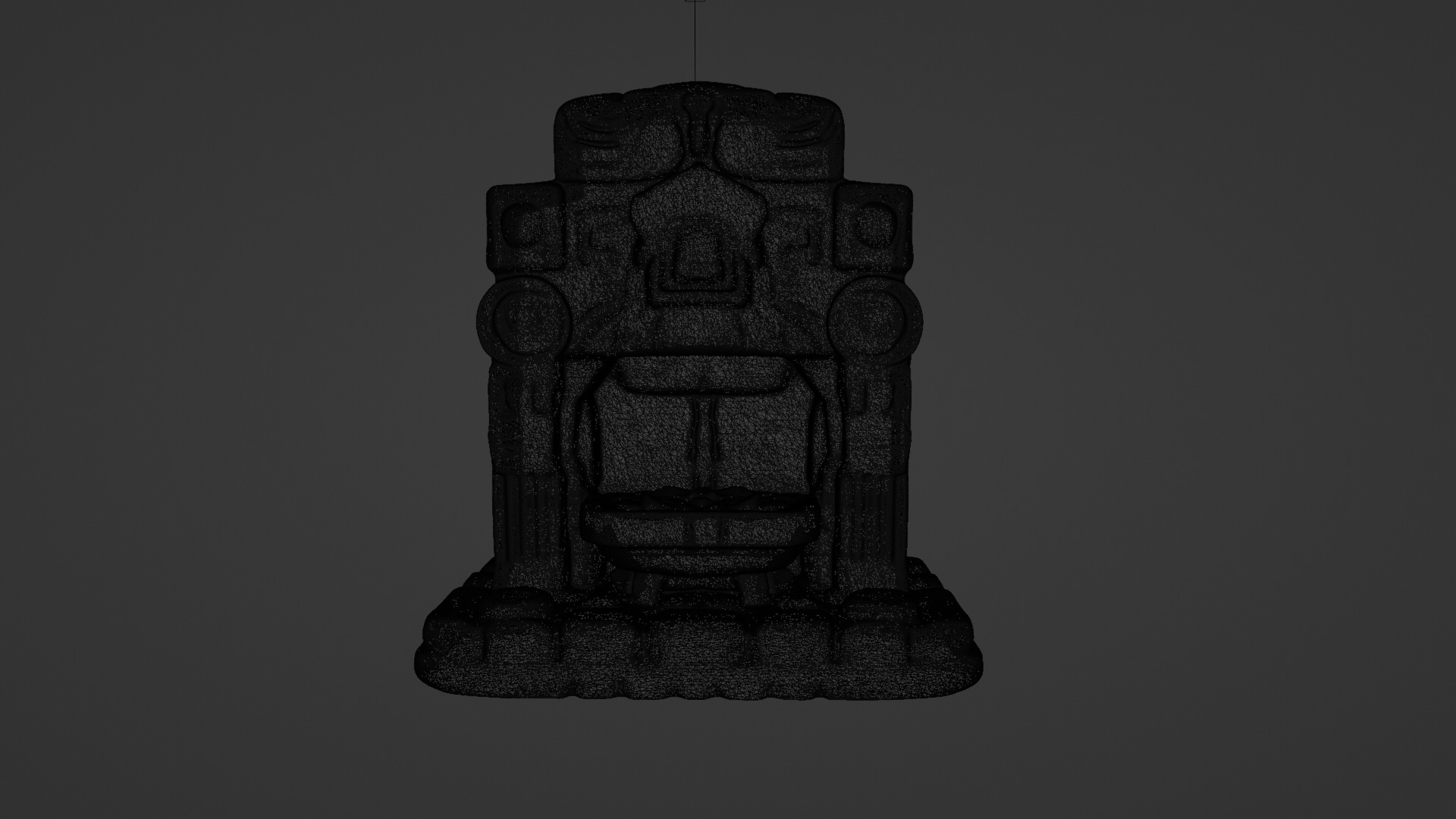 stone altar 20 Low-poly 3D model_5