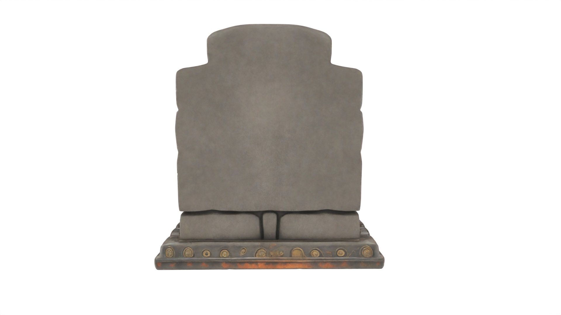 stone altar 20 Low-poly 3D model_7