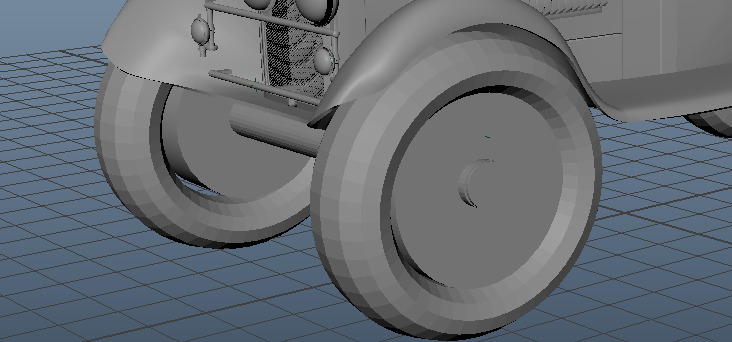 ALPHA ROMEA 6C vintage car Free 3D model_3