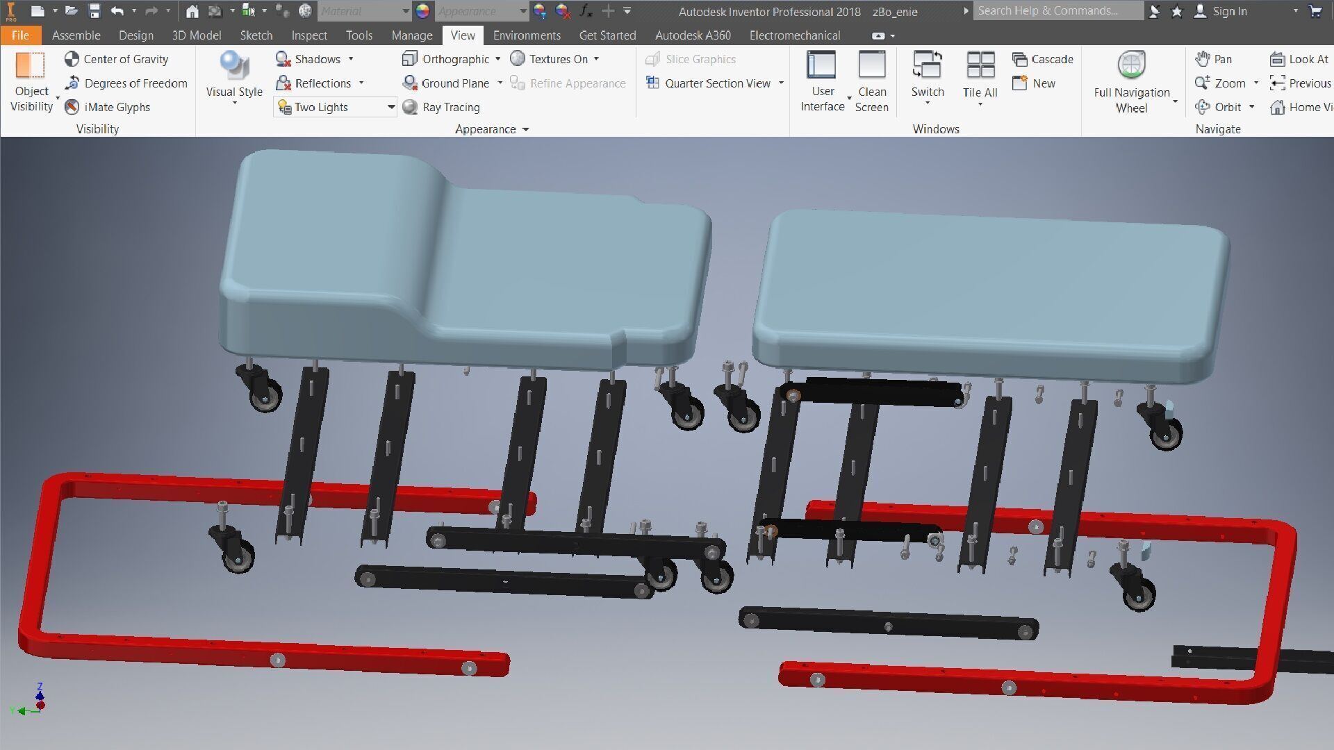 Car maintenance table 3d model 3 3D model_17
