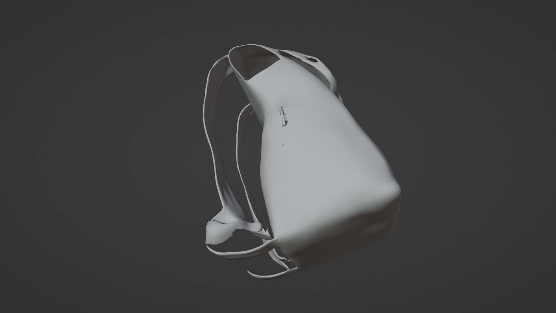 old backbag 03 Low-poly 3D model_5