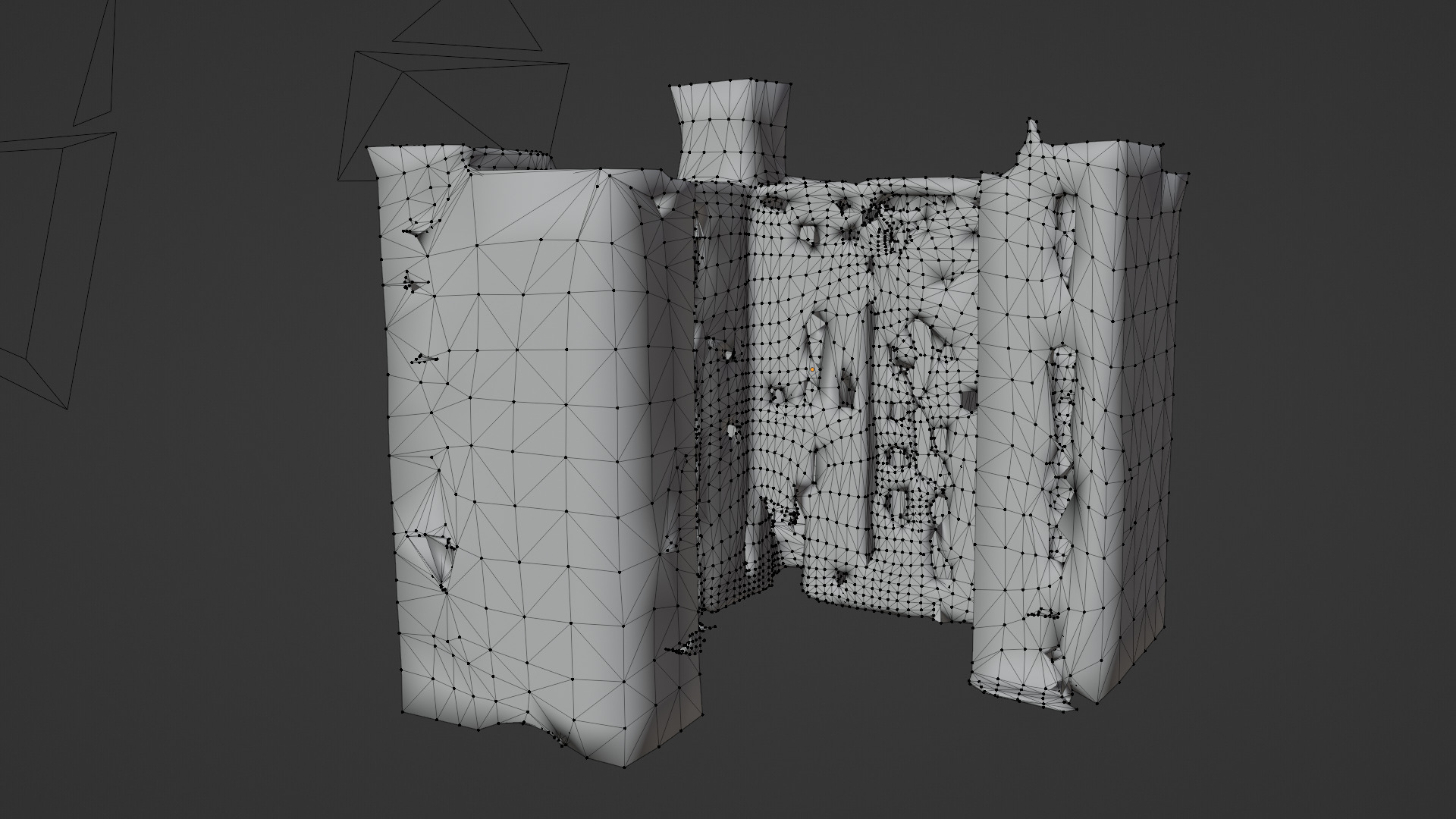 bombared bulding 03 Low-poly 3D model_6