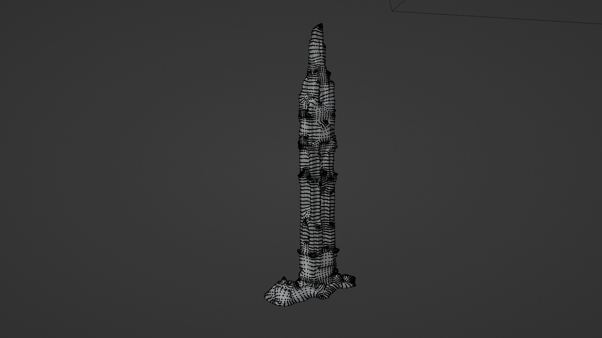 bombared bulding 04 Low-poly 3D model_5