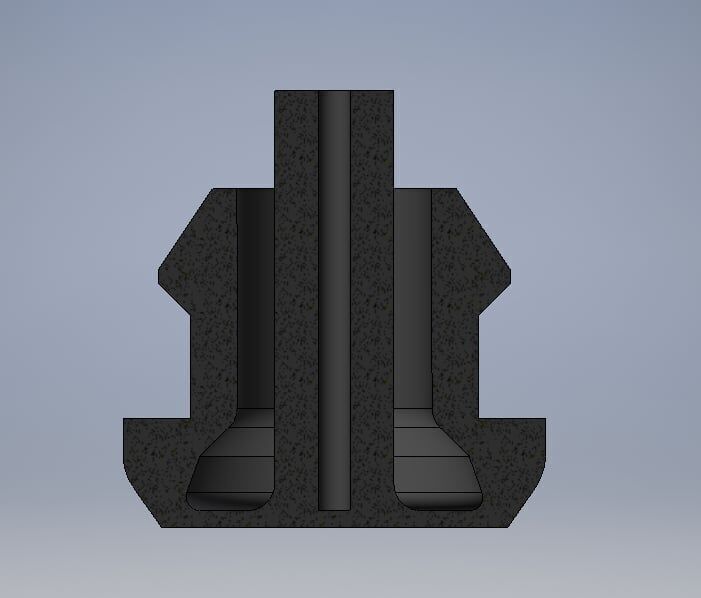 Frigidaire Stove Push button 3D print model_3