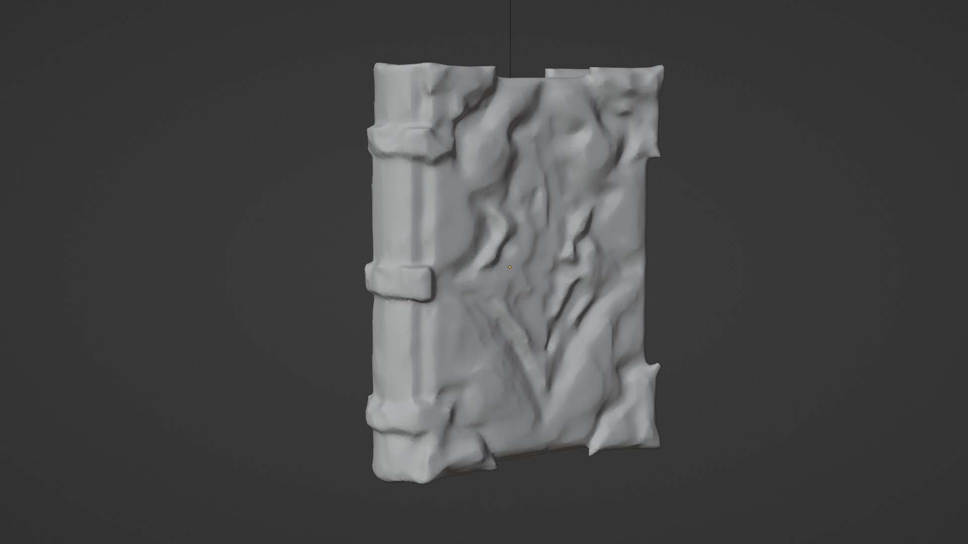 old book Low-poly 3D model_6