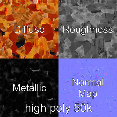Realistic Cockroach Model Pack Low-poly 3D model