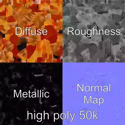 Realistic Cockroach Model Pack Low-poly 3D model