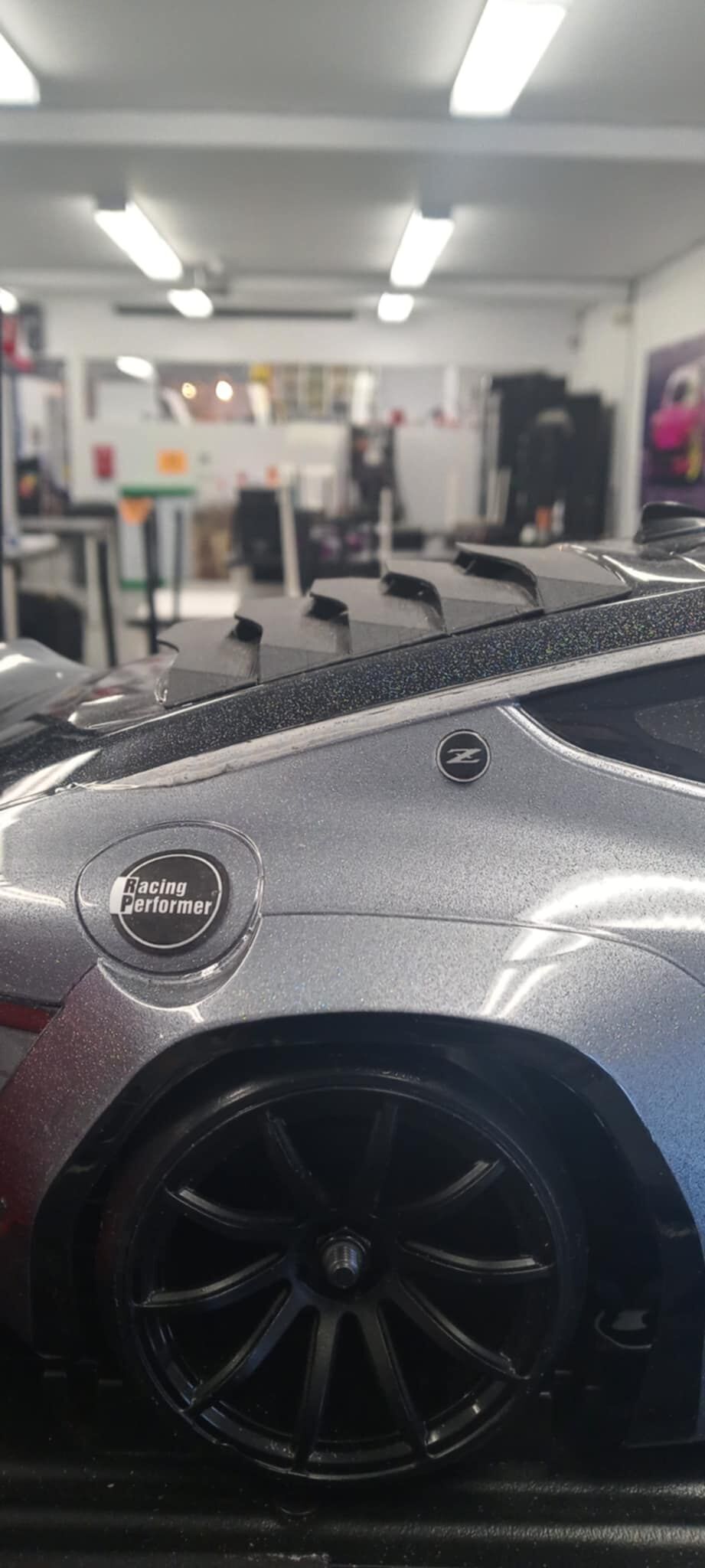 Yokomo Fairlady 400Z Rear Louvers 3D print model_2