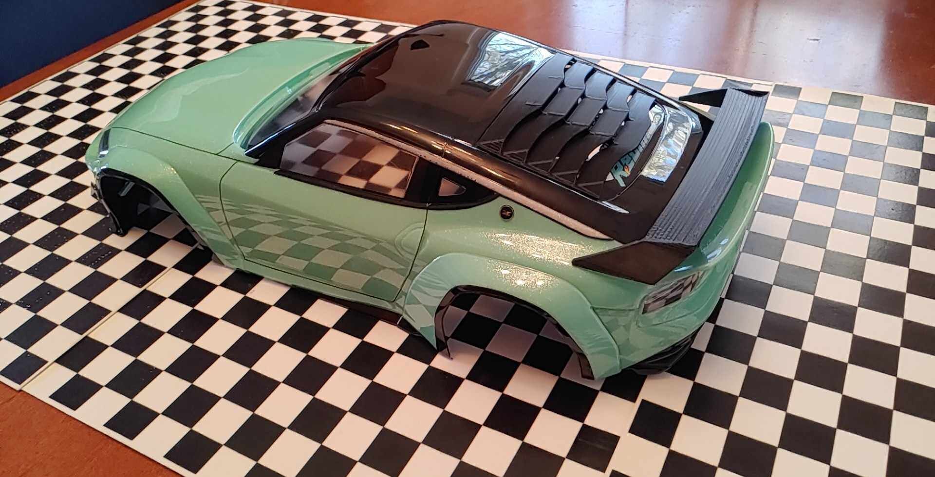 Yokomo Fairlady 400Z Rear Louvers 3D print model_3