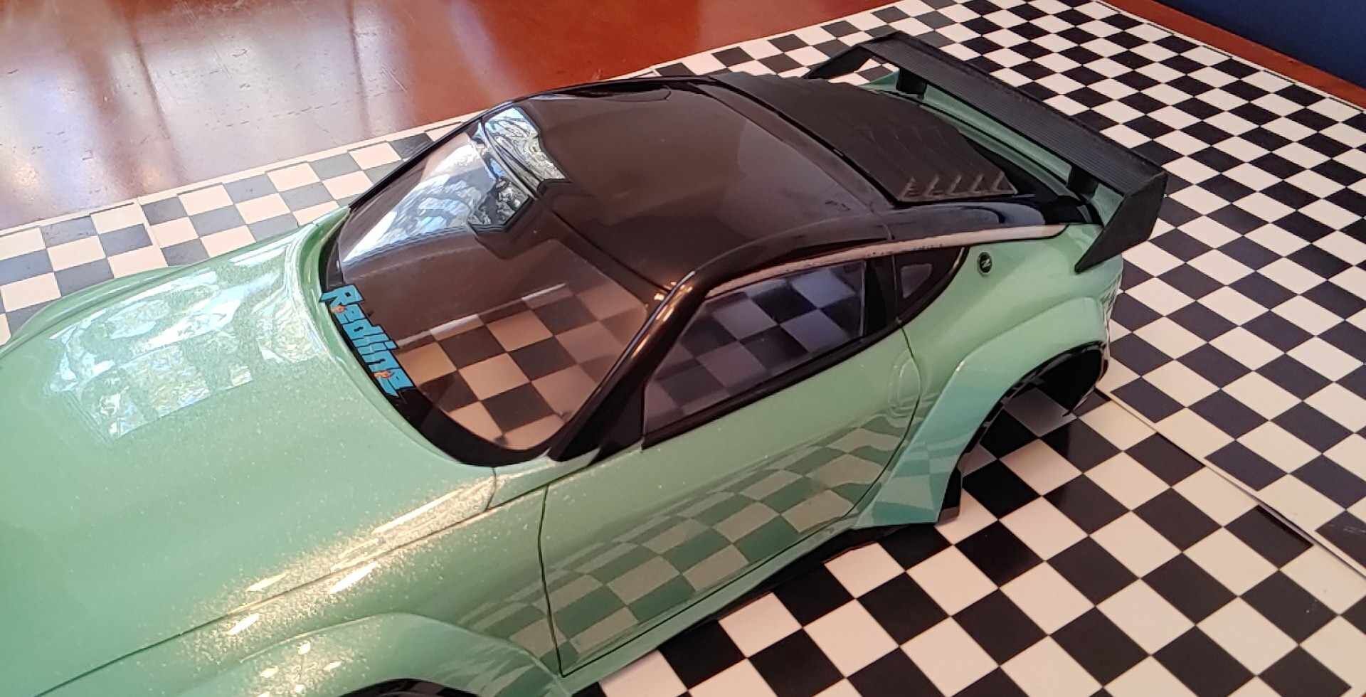 Yokomo Fairlady 400Z Rear Louvers 3D print model_4