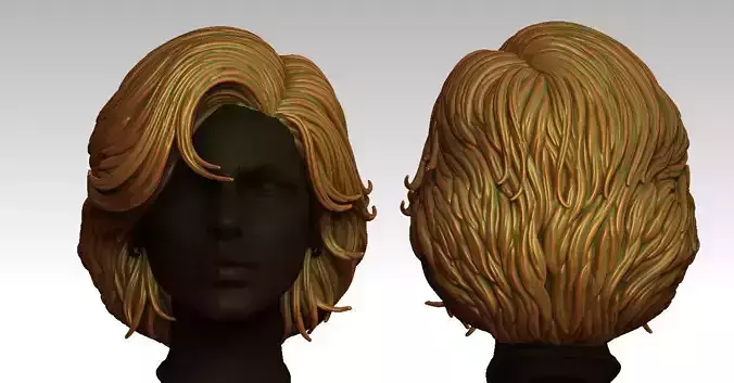 3D Hairstyles for Women V20 3D print model
