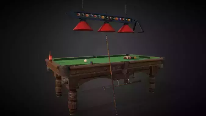 Stylish billiards table