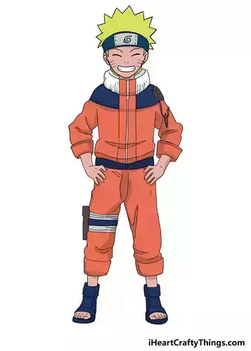 Naruto 3D Model High Quality Rigged  Game Ready OBJ