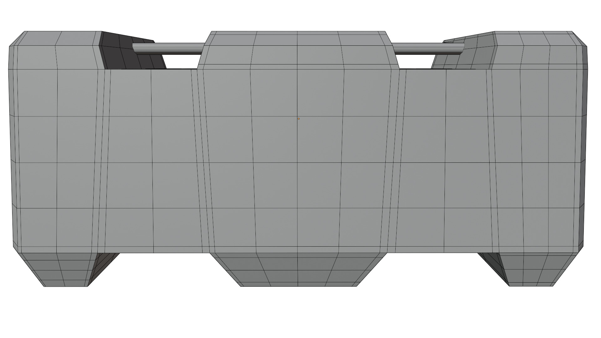 Road Barrier 3D model_14