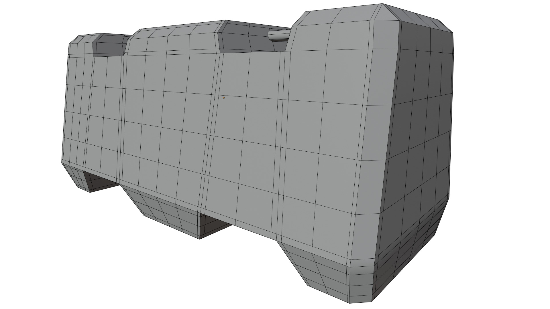 Road Barrier 3D model_11