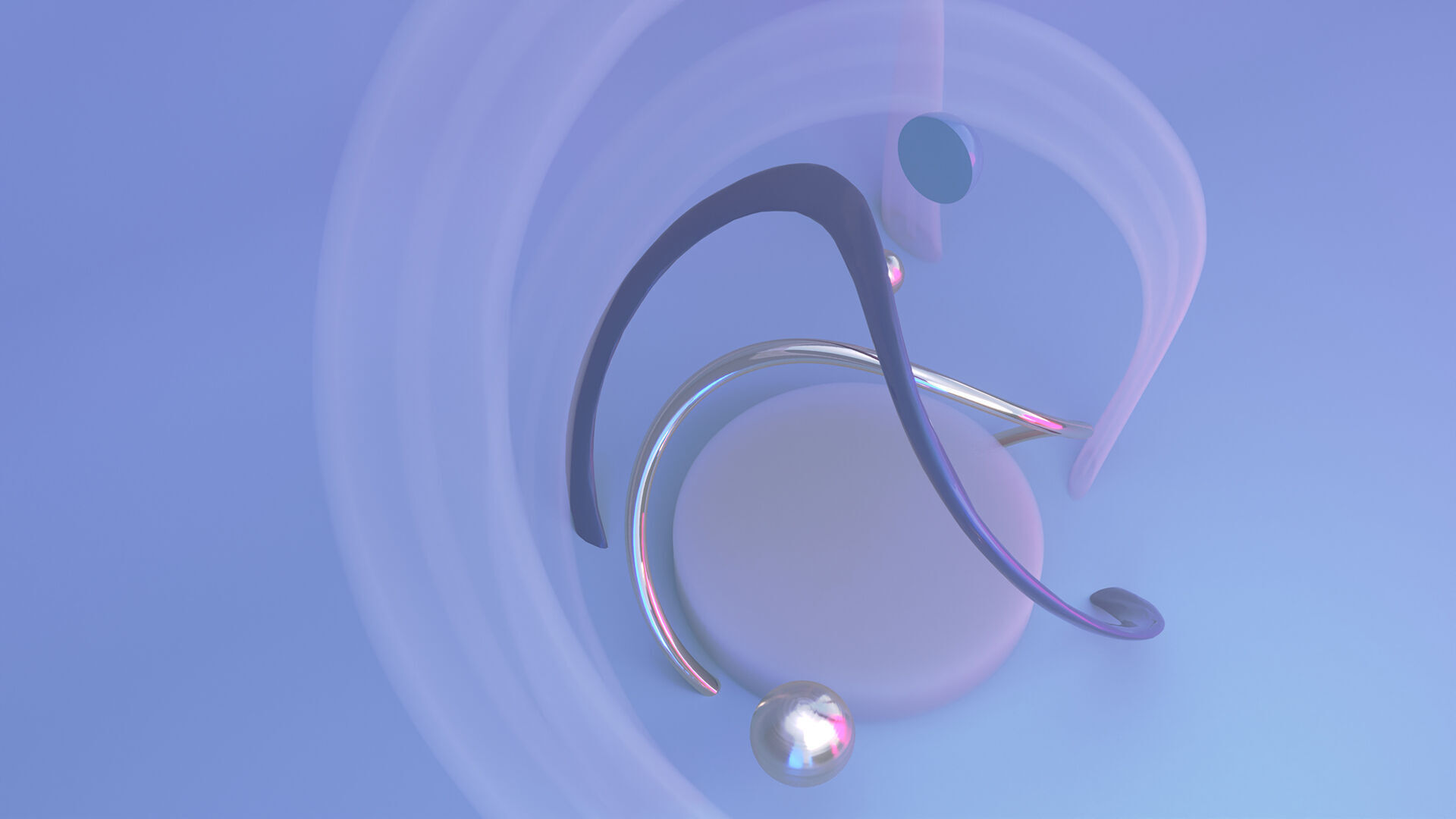 PODIUM ABSTRACT NO 2 Low-poly 3D model_1