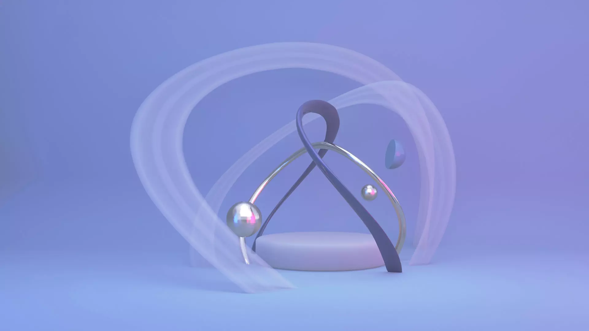 PODIUM ABSTRACT NO 2 Low-poly 3D model_0