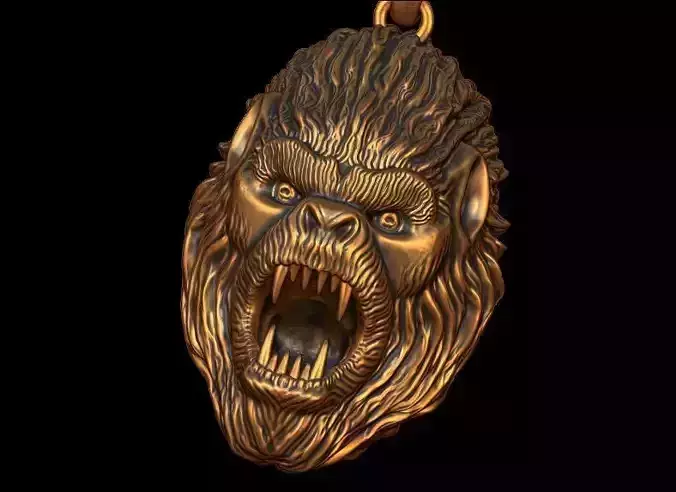 Fierce Gorilla Pendant