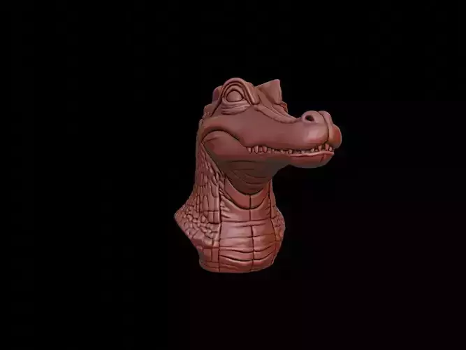 Alligator Animal Bust