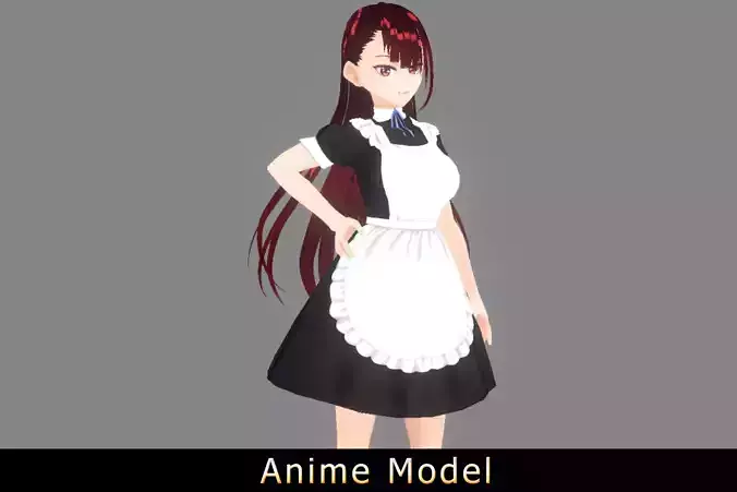 Anime Character - Bloodthirsty-Maid 3D model