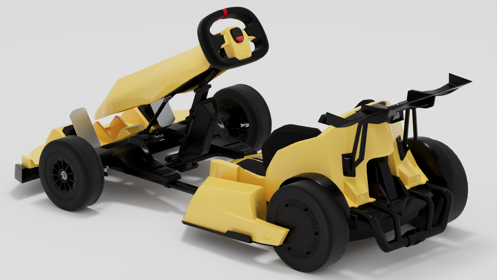 Ninebot Gokart Pro Lamborghini Edition 3D model_1