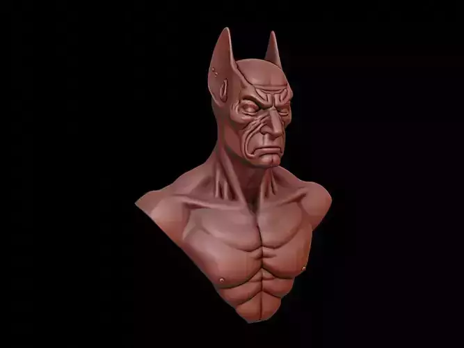 Bat Animal Bust