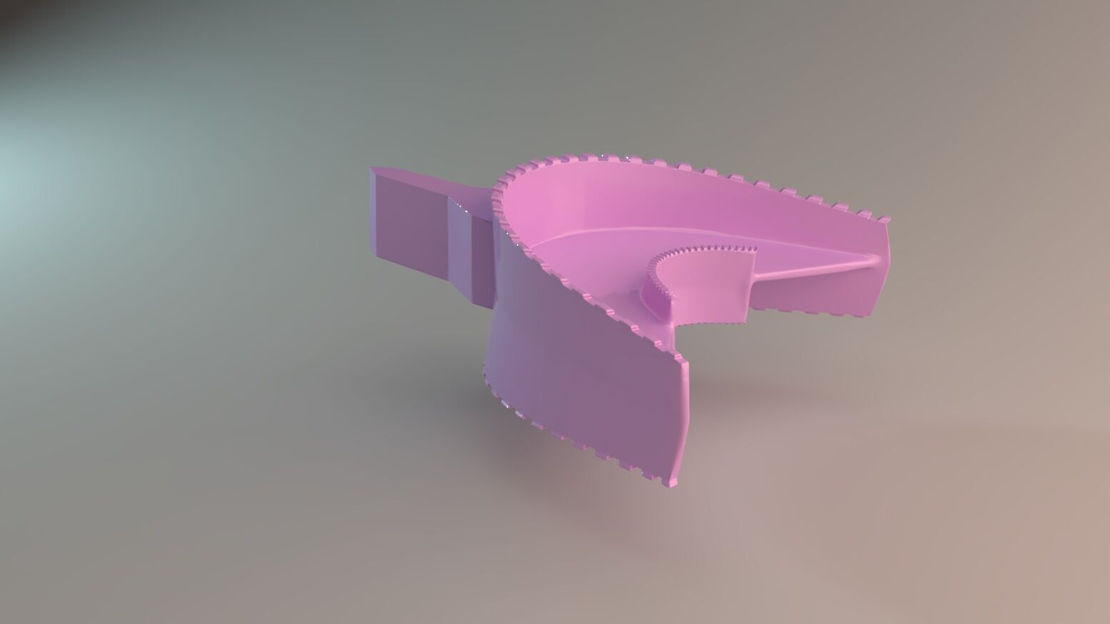 3D Printable Flosser  Ergonomic Eco-Friendly Dental Tool 3D print model_2