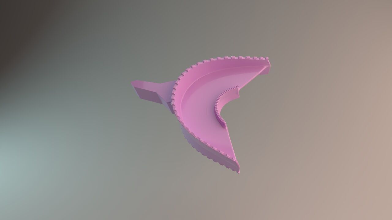3D Printable Flosser  Ergonomic Eco-Friendly Dental Tool 3D print model_3