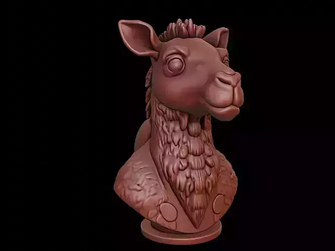 Camel Animal Bust