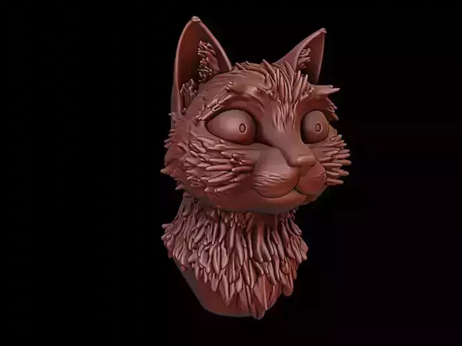 Cat Animal Bust