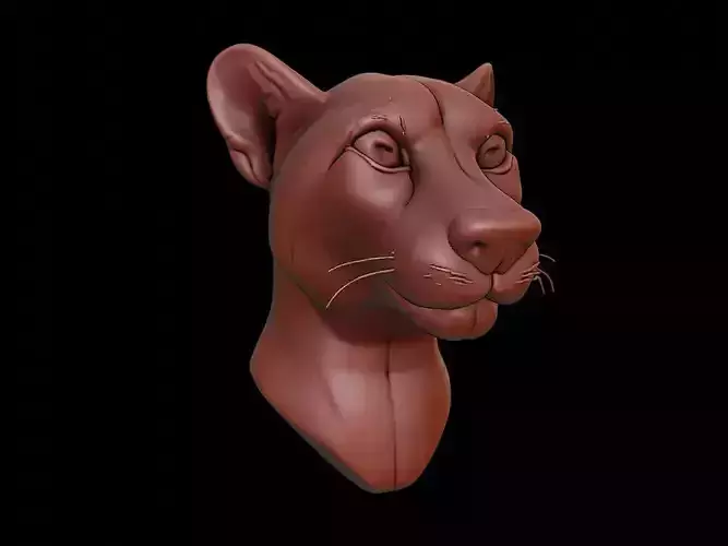 Cheetah Animal Bust
