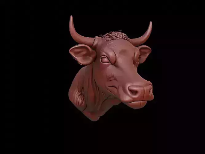 Cow Animal Bust
