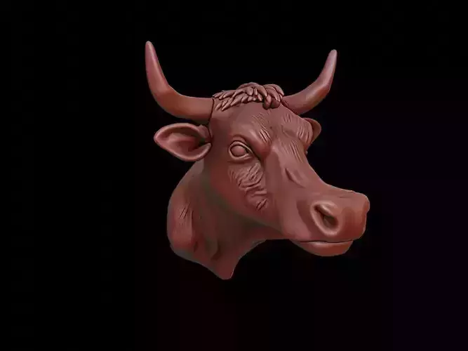 Cow Animal Bust