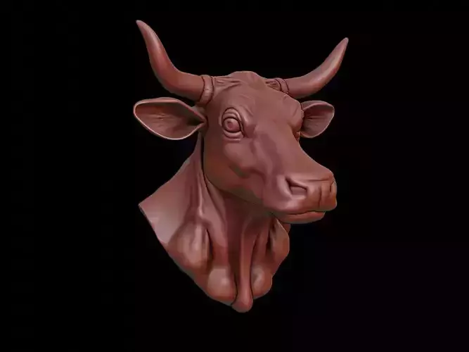 Cow Animal Bust