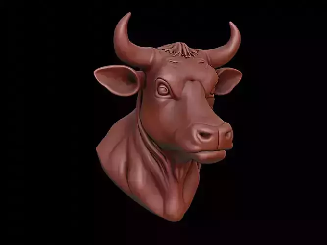 Cow Animal Bust