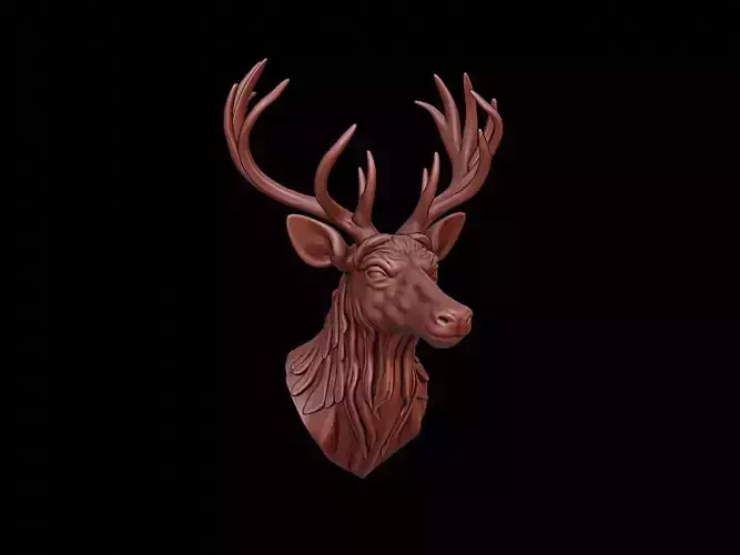 Deer Animal Bust
