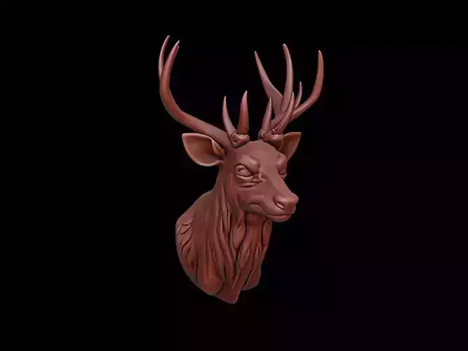 Deer Animal Bust