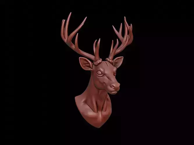 Deer Animal Bust